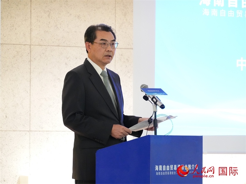 中國駐日本大使吳江浩致辭。人民網(wǎng) 許可攝