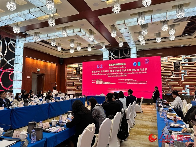第五屆中泰智庫論壇現(xiàn)場(chǎng)。人民網(wǎng) 孫書宇攝