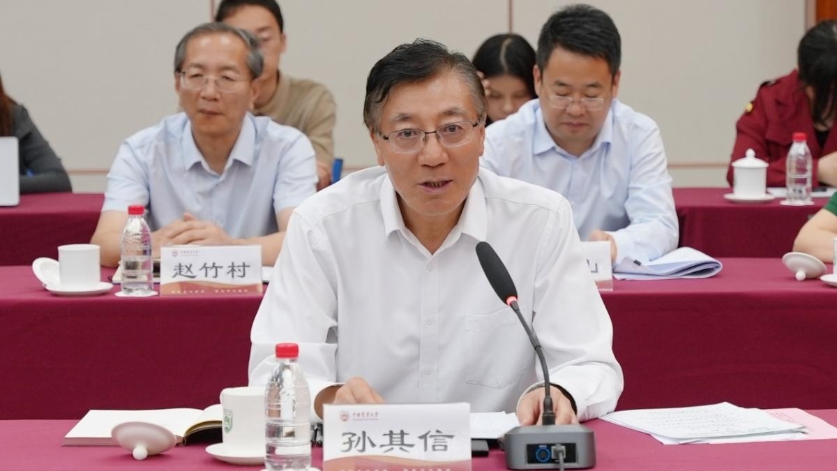 中國工程院院士、中國農(nóng)業(yè)大學(xué)校長孫其信。校方供圖